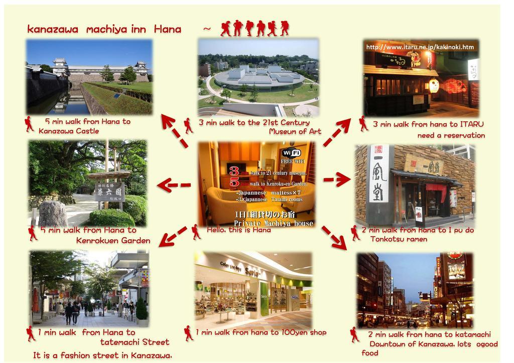 Kanazawa Machiya Inn Hana Zewnętrze zdjęcie